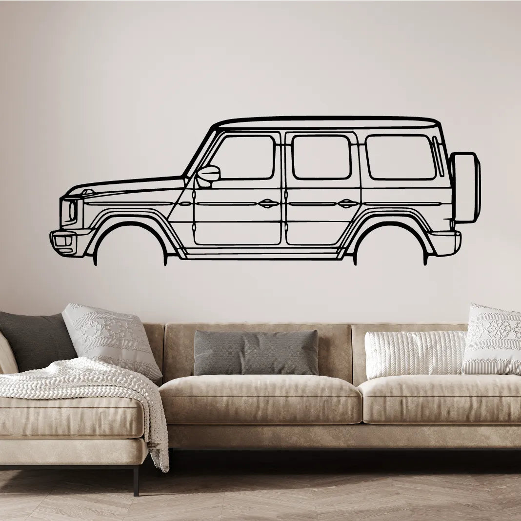 Mercedes-Benz G63 AMG (W463) Silueta Dekorácia na Stenu